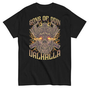 Viking T-shirts Sons Of Odin Valhalla